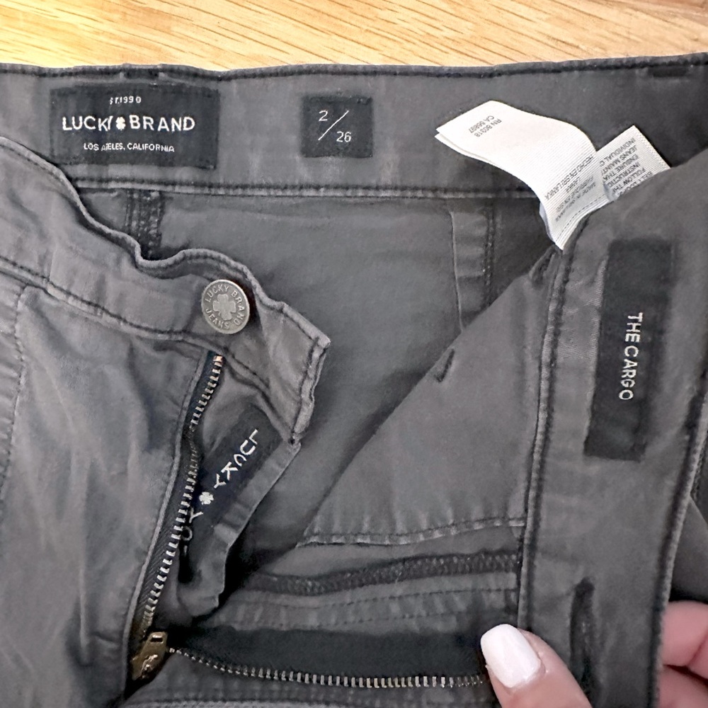 Lucky Brand The Cargo Pant, Gray - Picture 12 of 13